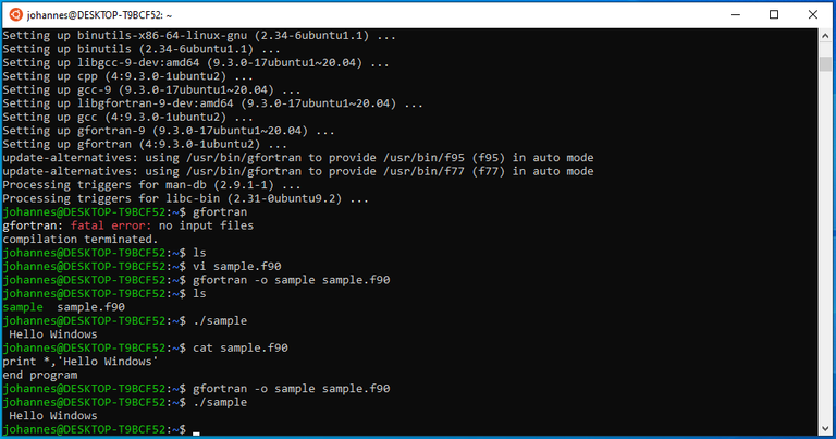 Testing Fortran